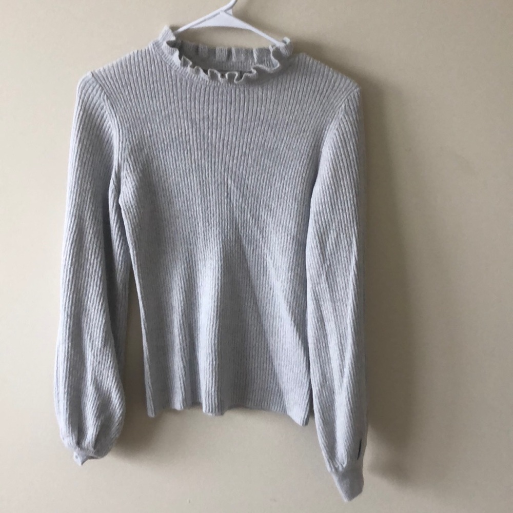 Grey turtle neck sweater